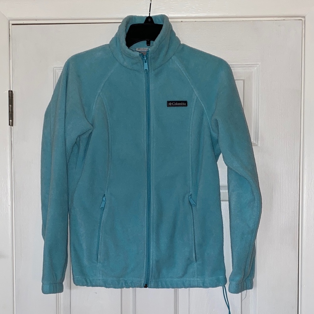 Columbia Sky Blue Full-Zip Fleece